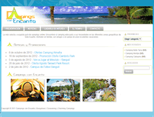 Tablet Screenshot of campingsconencanto.net